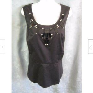 Lane Bryant Embellished Sleeveless Blouse Size 22